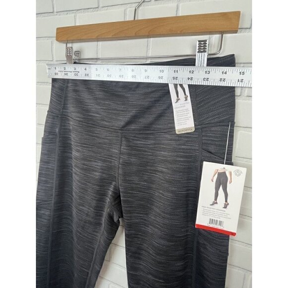 Modetta Performance Luxury Cropped Fitness high waisted Leggings Women Medium M - Picture 5 of 12